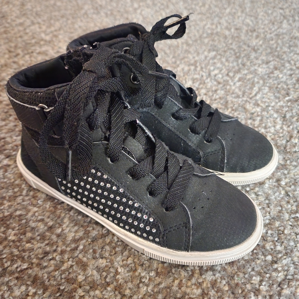 Sketchers Girls High Top Sneaker Shoes